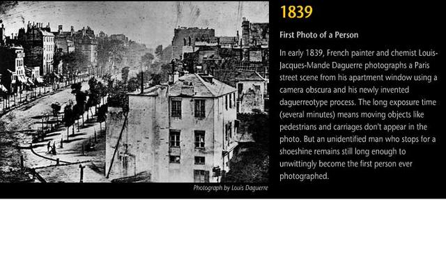 First photo of a person