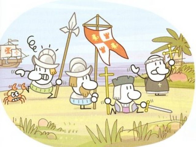 Colón llega a Ámerica