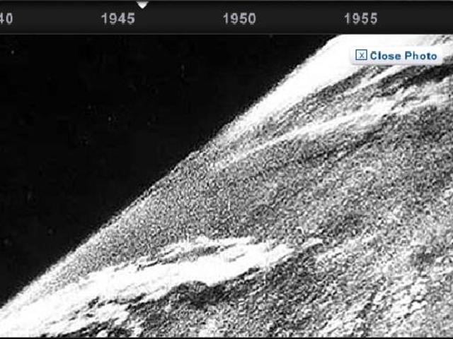 First photo from space