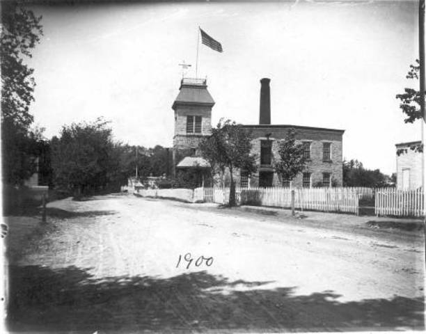 Charles G Sargent and Francis A Calvert buy Thomas richardson's saw/grist mill in Graniteville and open the CG Sargents and sons Co