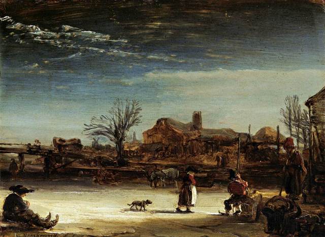 Winter Landscape by Rembrandt