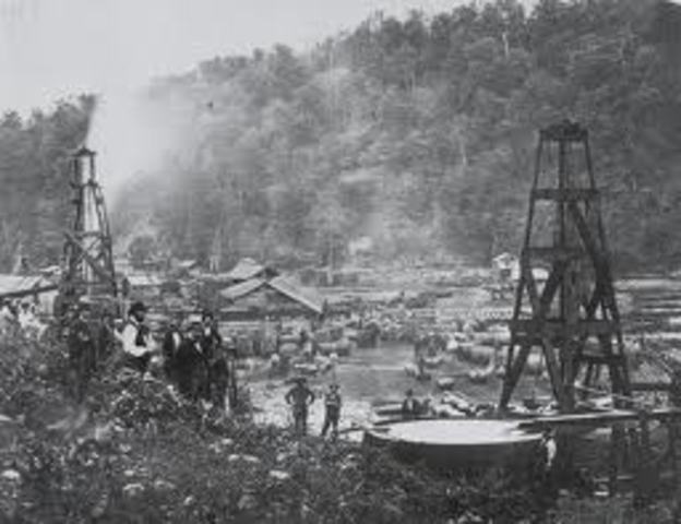 First Productive Commercial Oil Well