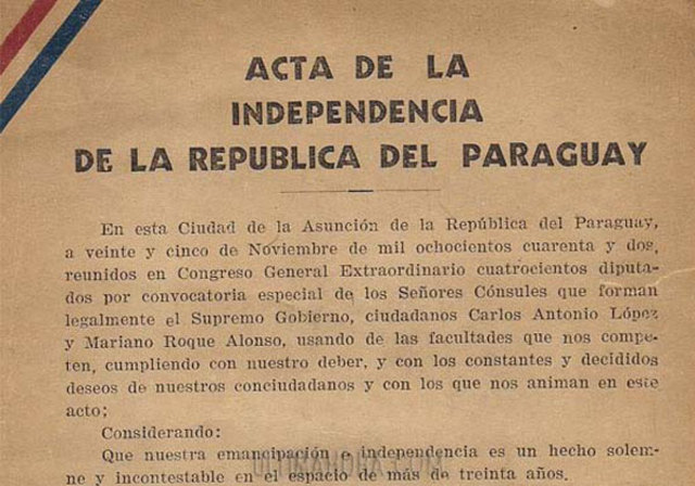 Independencia Paraguay