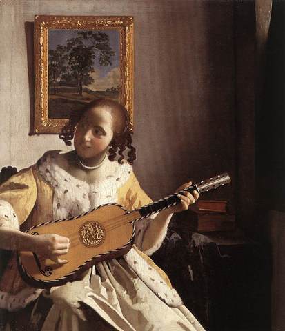 The Guitar by Vermeer