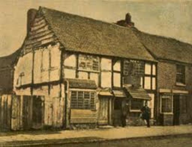 Shakespeare probably retires from London life to Stratford