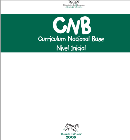 Curriculum Nacional Base (CNB), del Nivel Inicial