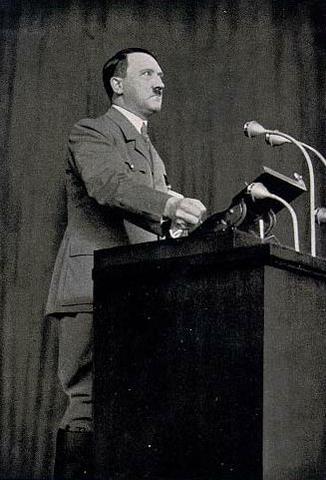 The Nazi party is formed, with Hitler giving emotional speeches between Febuary and March.