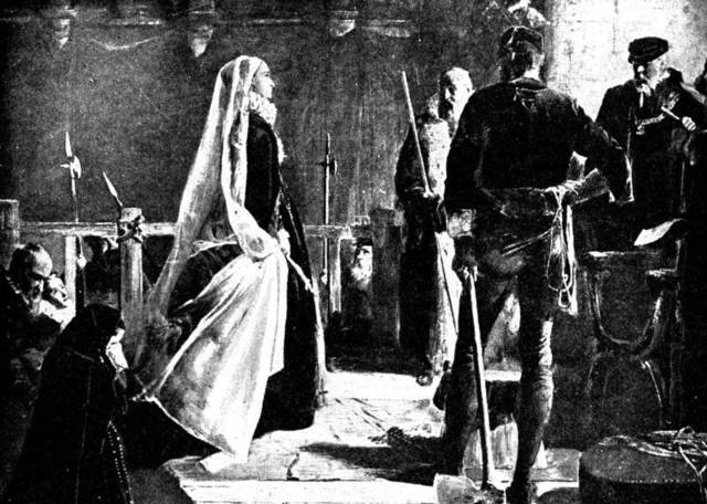 Queen Elizabeth I executes Mary, Queen of Scots