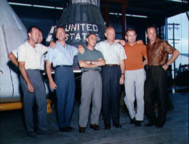 John Glen orbits the earth