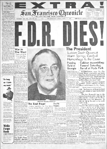 FDR Dies