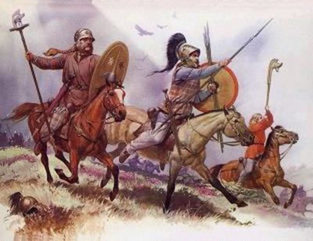 Bárbaros Germânicos invadem e derrubam Império Romano do Ocidente