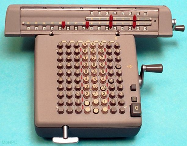 Charles Babbage invents a mechanical calculator