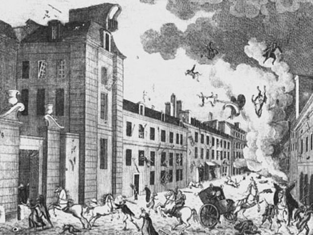 Napoleon escapes an assassination attempt