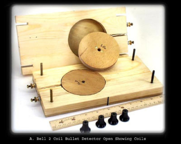 Alexander Graham Bell invents the first crude metal detector