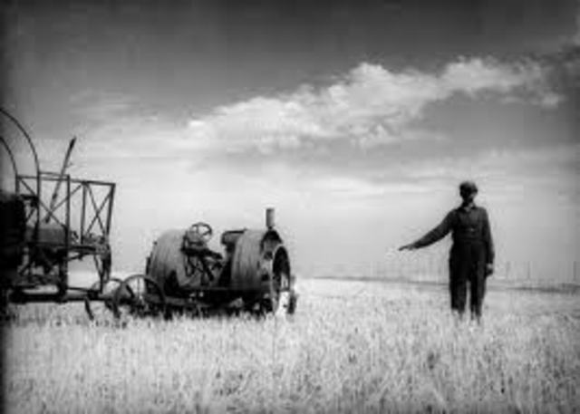 Farmers cut down the grasses and replaced them with crops.