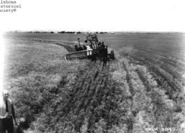 Americans moved out to the grassy plains to start their lives as farmers.