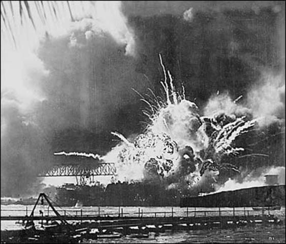 Japanese bombed Pearl Harbor in the U.S.