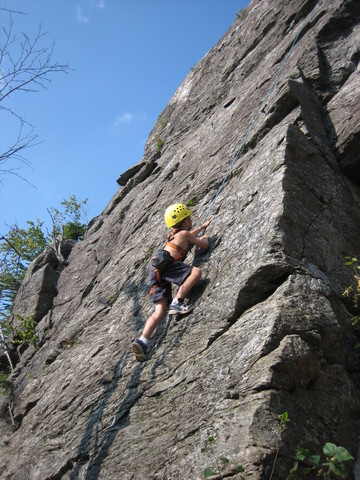 Rock climbing