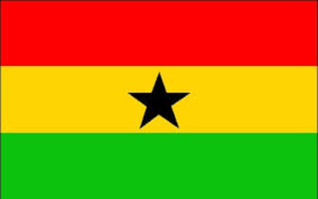 Ghana blev koloni