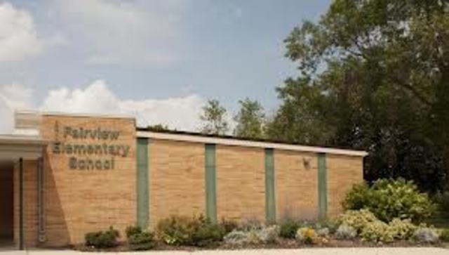 First day of first grade at Fairview