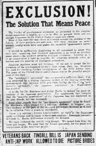 CEO (Civilian Exclusion Orders) Begin to Appear