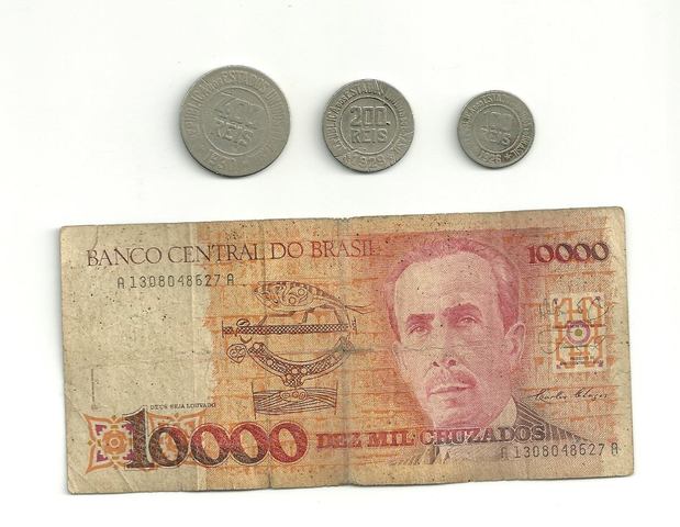 dinheiro da época           cruzeiro