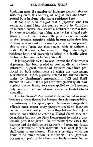 Gentlemen's Agreement