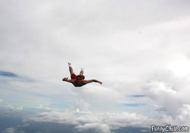 sky diving