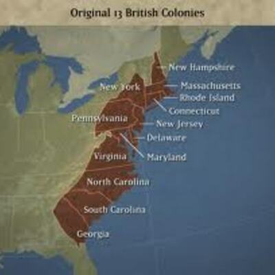 Timeline: 13 Origional Colonies