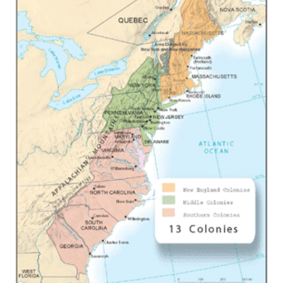 Timeline: The 13 Colonies