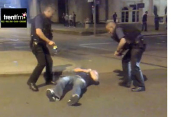 I would get tasered.