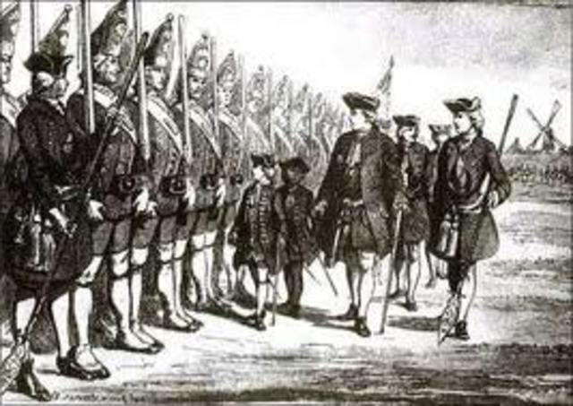 Frederick William doubled the size of the army.