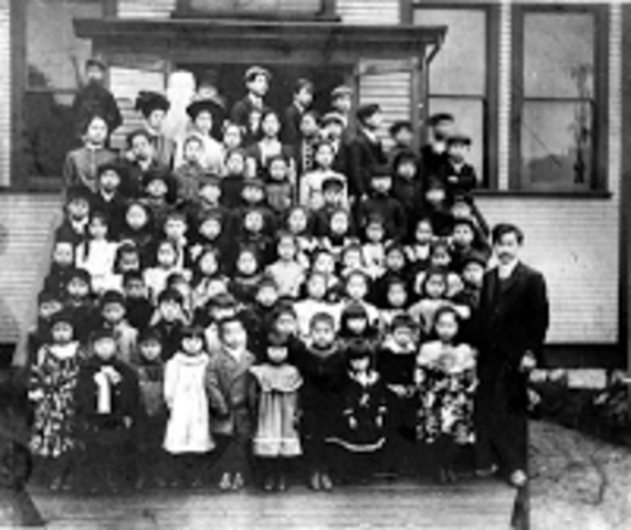 The First Chinese and Japanese People Begin to Immigrant to America