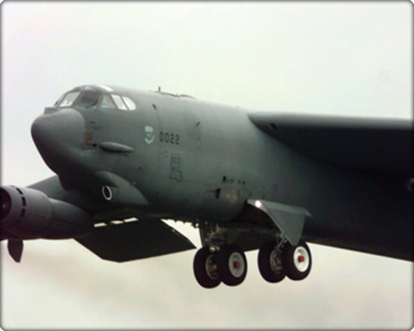 Fly in a B-52 airplane and help the army again