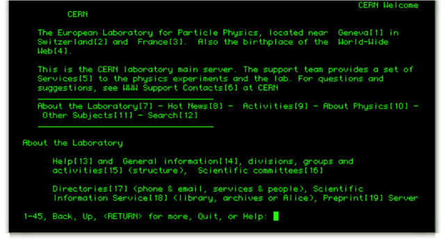 Primer Navegador de texto