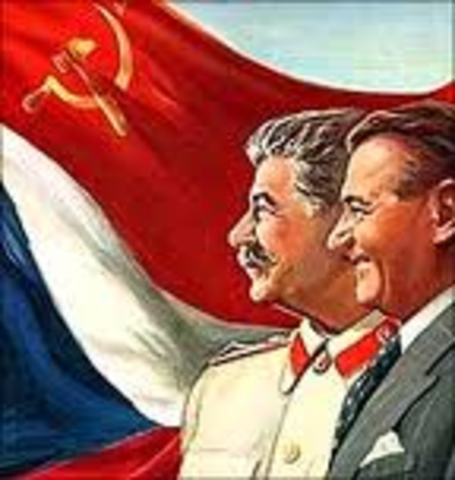 COMMUNIST TAKE OVER CZECHOSLOVAKIA