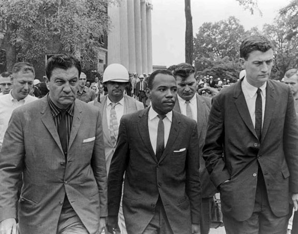 James Meredith admitted into the University of Mississippi