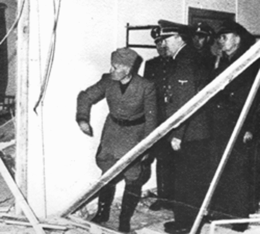 Attempted assassination of Hitler (The July Bomb Plot) fails.