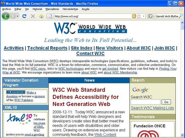 Nace el consorcio W3c