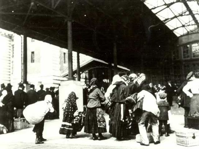 Biagio Croce Arrives at Ellis Island