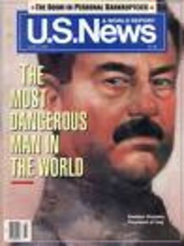 Saddam Hussein invades Kuwait