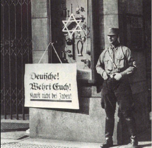 Jewish shop boycott