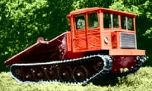 Трелевочный трактор ТТ-4 26 мая 1960 г.