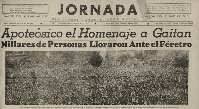 Asesinato Jorge Eliécer Gaitán