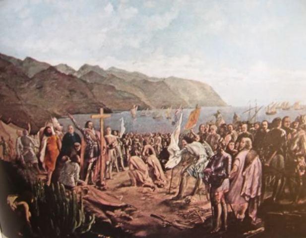 desembarcó en la playa de Añazo (Conquista de Tenerife)