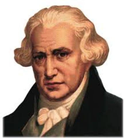 James Watt makes improvements to the Steam Engine