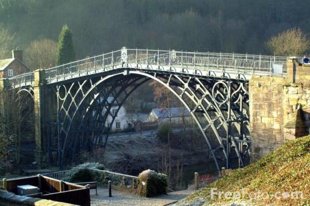 Abraham Darby III makes first Iron Bridge.