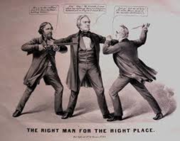 Buchanan defeats Fremont and Fillmore