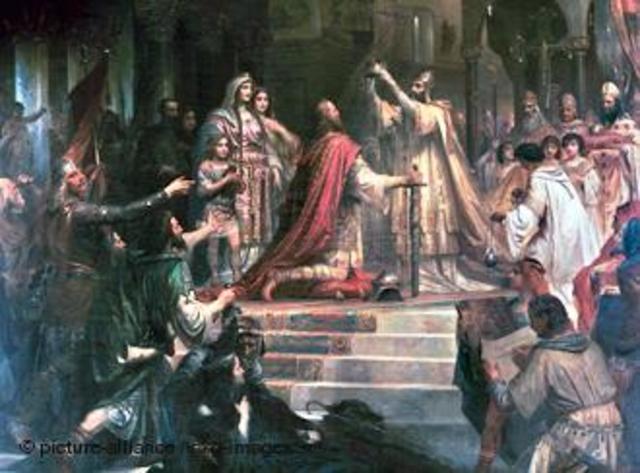 Carlos Magno é coroado imperador