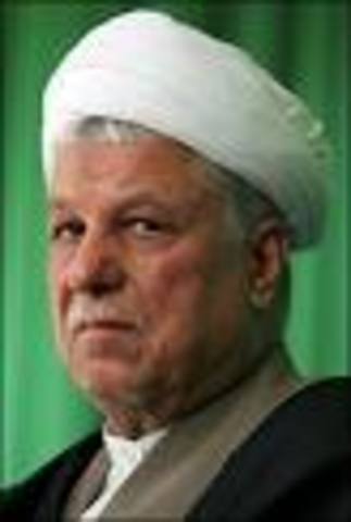 Khomeini dies and is succeeded by Ali Khamenei. Rafsanjani becomes president, serving until 1997.